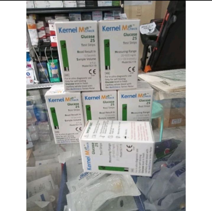 GLUCOSE TEST STRIPS KERNEL 25's Lazada PH