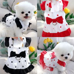 Summer Thin Traction Pet Princess Skirt Teddy Cat Bichon Pomeranian Yorkshire Poodle Dog Clothes