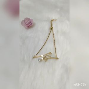 GELANG SERUT KUPU KUPU PERMATA BAHAN TITANIUM AKSESORIS FASHION WANITA KOREAN STYLE