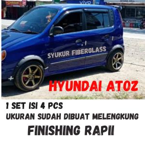Over Fender Hyundai Atoz 4 PCS Tanpa Bor Body