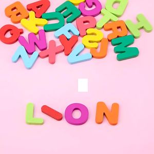 Puzzle Kayu Edukasi Anak Bayi 3D Angka Alphabet Wooden Toys