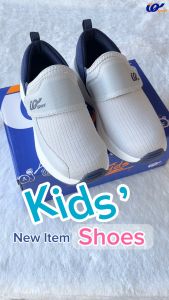 #IQ KIDS รองเท้าผ้าใบเด็ก (DS7-KS7033K) | รูปแบบ Lifestyle | เสริมสร้างความสะอาดให้สม่ำเสมอ