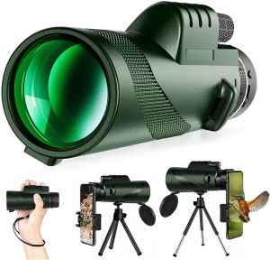 Portable Zoom HD 5000M Telescope Folding Long Distance Mini Powerful Telescope for Hunting Sports Outdoor Camping Travel