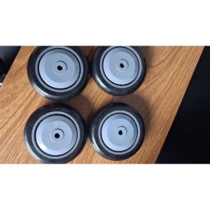 Roda Troli tanpa Base Besi 4Inch 1Set (4 Biji)Untuk Troli Belanja 60/100Liter Shopping Trolley Wheel