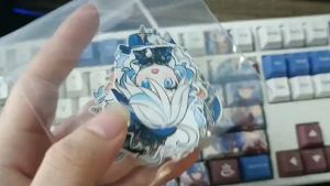 Genshin Impact - Set 10/15 Sticker Furina - Thủy thần game Genshin Impact dán trang trí siêu đẹp chống nước chống xước