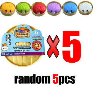 Bandai | Colorful Bubble Dumpling Squishies Fidget Toy Stress Relief Bun Squishy Emotion Fidget Toy Fun Hand Exercise Relieve Anxiety Toy