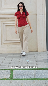 Quần Dài nữ Kaki Lưng Thun Co Giãn Cạp Thấp Tôn Dáng Women