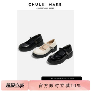 Cotton Linen Leather Shoes Comfortable Mary Janes Flat Heel Real Leather Breathable Spring Autumn Winter Womens Footwear