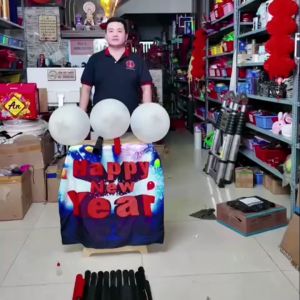 Ảo thuật kiếm xuyên bong bóng ( có khói )