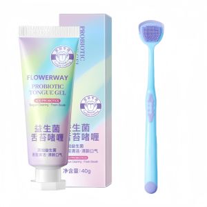 Probiotic Tongue Cleaning Gel for Oral Care Removal of Plaque And Bad Breath Suitable for Men And Women Adult Use Only
