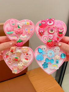 Cartoon Princess Ring for Girls Childrens Plastic Jewelry Gift Cute Little Girl Ring Baby Girl Ring Kids Accessories Necklace