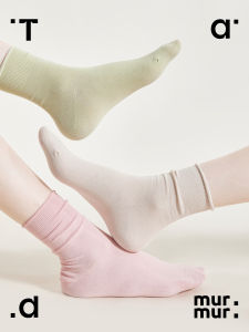 ถุงเท้าข้อสั้นผู้หญิงฤดูร้อน ถุงเท้าลำลอง ถุงเท้าข้อสั้นแบบมีขอบพับ ถุงเท้าแบบสวมสบาย ถุงเท้าแบบสวมสบายสำหรับทุกวัน