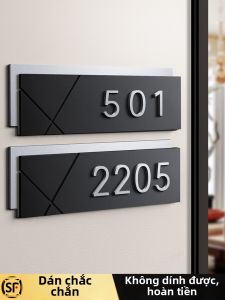 QIANGBIAO | Elegant Luxury Custom Door Number Plate