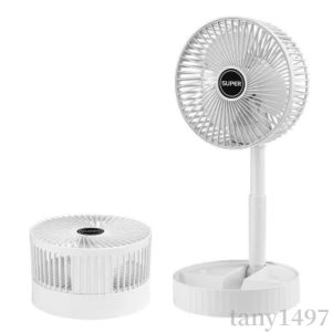 Foldable Shaking Head Fan Type-C USB Rechargeable Desktop / Floor Portable Mini Fan