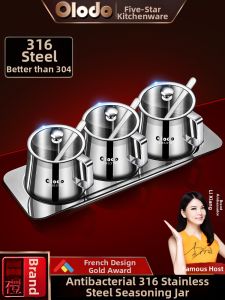 Olodo | Anti-Damp Commercial High-End Spice Container 316 Stainless Steel