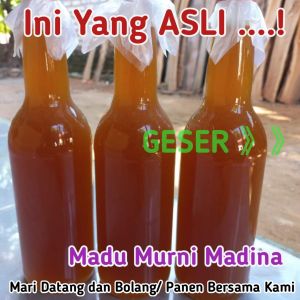 Madu Asli 100% Murni Tanpa Olahan Raw Honey