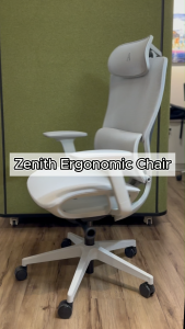 Zenith Ergonomic Office Chair ★ Home Office Chair ★ Comfortable Lumbar Support ★ Easy Self Setup