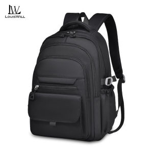 LouisWill Men Backpack Notebook Laptop Backpack Business Travel Bag Waterproof Backpack College Fashion Backpack Casual Shoulder Bag Anti Theft Back Pack School Bag