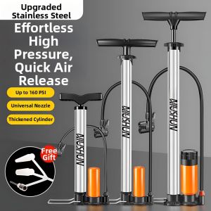 Portable High-pressure General-purpose Pump with Gauge for Home Bicycle Electric Vehicles Ball