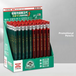 Tianzhuo T3 Automatic Pencil 2B Push Type Moving Pencil 2.0mm Thick Head Eco-friendly Primary School Students Pencil