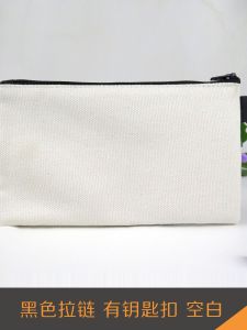 Túi Đựng Đồ Nhỏ Bằng Vải Canvas Có Khóa Kéo Túi Đựng Tiền Ngân Hàng Túi Xách Túi Đựng Bút Chất Liệu Cotton 100% Túi Thủ Công DIY
