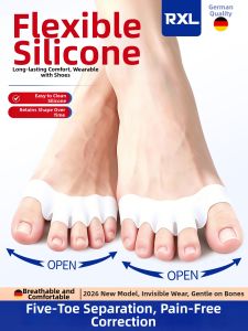 REXUELONG | Vớ Ngón Chân 5 Ngón Chỉnh Hình Bàn Chân