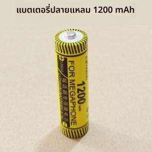 แบตเตอรี่ความจุขนาดใหญ่ 1500mAh สำหรับเครื่องขยายเสียงแบบถือได้ แหล่งกำเนิดไฟฟ้า 3.7V สามารถชาร์จได้ 1200 ชั่วโมง