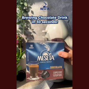 Varganation Meseta Cioccolato Dolce Gusto Coffee Capsules Compatible 16 Pods Chocolate Flavor