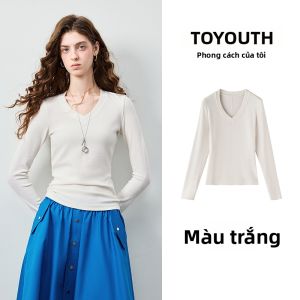 Toyouth | Áo Len Đan Dây V-Neck Giảm Cân