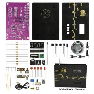 DC 5V 87-108MHz Frequency Range RDA5807M Radio FM Radio Assembly DIY Welding Kit Electronic Production Exercise Kit Micro USB