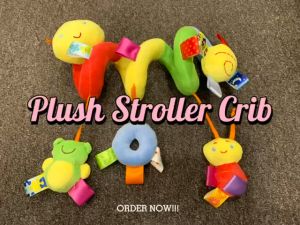 ~Ship From KL~ Stroller Toys Baby Infant Spiral Plush Stroller Crib Hanging Bell Bed Play Toy Doll Rattles Hanging Toys