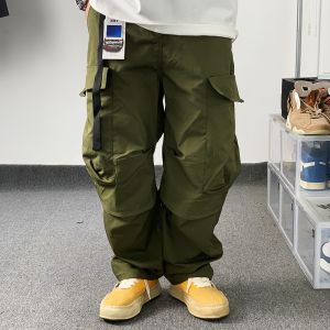 Worn-Once American Retro Work Pants Wear-Resistant Commuting Workwear Loose Fit Youthful Style Casual Trousers for Daily Use