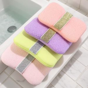 Bar Soap Saver Bag with Different Roughness Exfoliating Soap Bag Soap Pouch for Body Wash