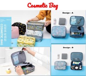 *SG Stock* Travel Cosmetic Bag Storage/Makeup Pouch/Waterproof Makeup Organizer