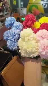 Hoa Cẩm Tú Cầu 9 Bông Nhập Khẩu Nhiều Màu Sắc Trang Trí Decor Nhà Cửa Quán Xá Cửa Hàng Trùm Sỉ Gia Thành