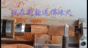 200W Mini Lathe Machine All-in-One for Wood & Metal - Beads Milling Grinding Polishing & Carving DIY Woodworking Tool