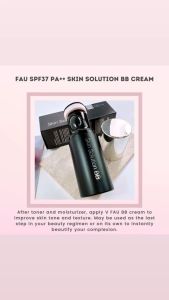 V FAU Skin Solution BB Cream 升级改 VFau 积雪草水光BB霜 SPF37 PA++ 32g/10g