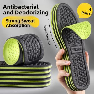 XIANZHAO | Mens Sweat-Absorbing Anti-Odor Breathable Nanotechnology Antimicrobial Deodorizing Fragrant Insoles