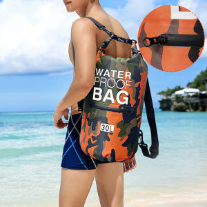 5L 30L Waterproof Dry Bags Backpack With Wet Separation Pocket For Trekking Kayaking Boating Swimming Outdoor Sports Bag