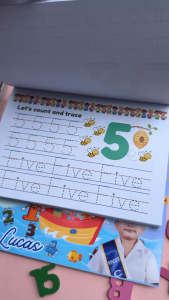 Mathematics Activity Book For Kids 1 Year - 7 Years Old Counting Tracing Matching Shapes Addition and Subtraction