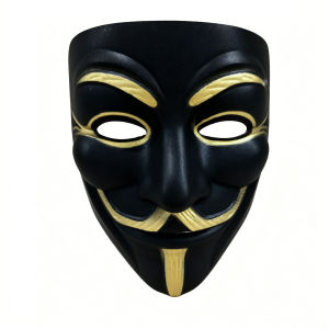 Thick Matte Hard Plastic Mask For Man Women Retro Breathable Eye Hole for Halloween Masquerade Group Party Cosplay