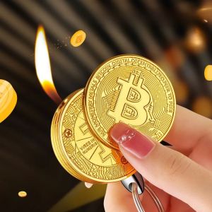 korek api Btc Bitcoin bisa jadi gantungan kunci