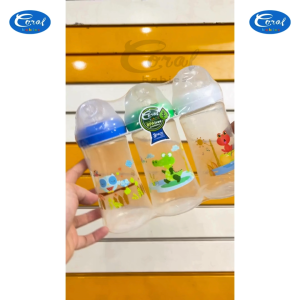 Coral Babies 14oz Wide Neck Clear Feeding Bottle – BPA Free Easy Clean Baby Feeding Essentials