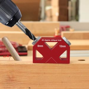 45 ° Dụng Cụ Định Vị Khoan Nhôm Đa Năng Dụng Cụ Định Vị Lỗ Gỗ Dụng Cụ Định Vị Khoan Lỗ Nghiêng Dụng Cụ Định Vị Vít