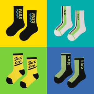 Childrens Socks Pure Cotton Girl Room Socks Spring & Fall Summer Kids Boys Sport Mid-Calf Length Sock Baby Baby Trendy Socks