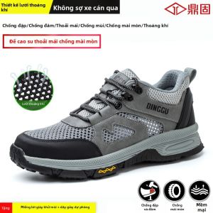 DINGGU | Giày Bảo Hộ Chống Đâm Xuyên Cách Nhiệt Thoáng Khí Có Đế Thép