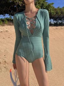 HAYOU | Vintage Shaping And Slimming Tummy-Control One-Piece Swimsuit