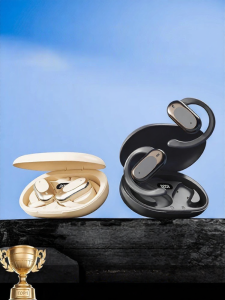 CHENRUIDA | Bone Conduction Wireless Bluetooth Headphones Open Ear Sport Noise Canceling