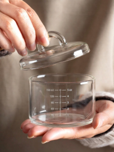 onlycook | Heat-Resistant Glass Steaming Bowl with Lid
