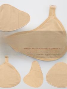 Lightweight Silicone Prosthetic Breast Milk Cotton Sweat Absorbent Protective Cover for Breast Surgery Recovery Womens Underwear